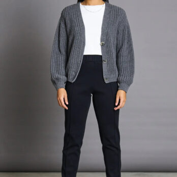 Jan N June Cardigan Lena Dark Grey1