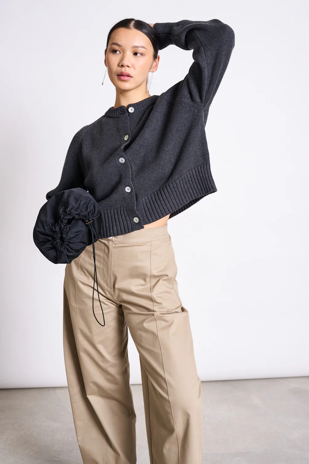 Jan N June Cardigan Sivia Anthracite2