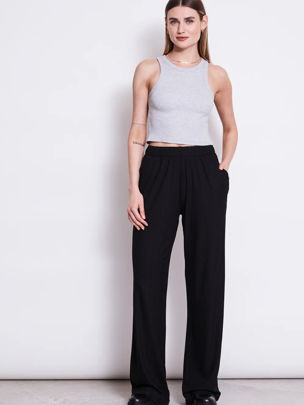 Jan N June Rib Pants Smilla Black2