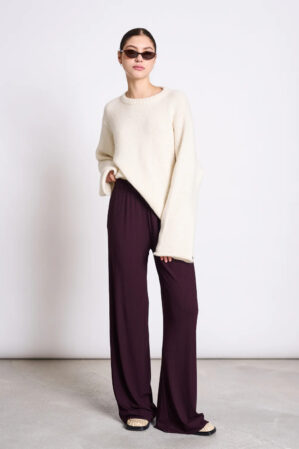 Jan N June Rib Pants Smilla Cherry Lacquer2