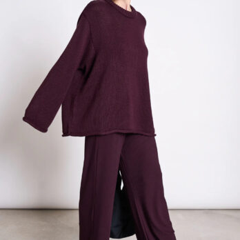 Jan N June Rib Pants Smilla Cherry Lacquer3