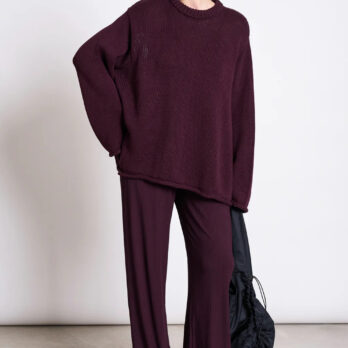 Jan N June Rib Pants Smilla Cherry Lacquer4