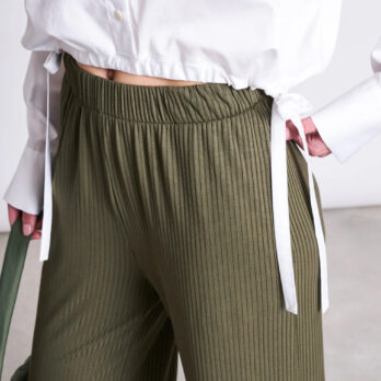 Jan N June Rib Pants Smilla Dark Olive5