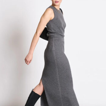 Jan N June Strickrock Ebba Dark Grey