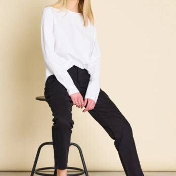 Jan N June Brushed Longsleeve Boy White