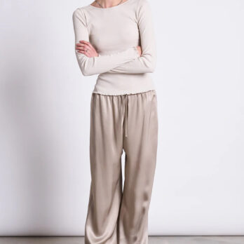 Jan N June Silky Pants Fris Silver Grey1