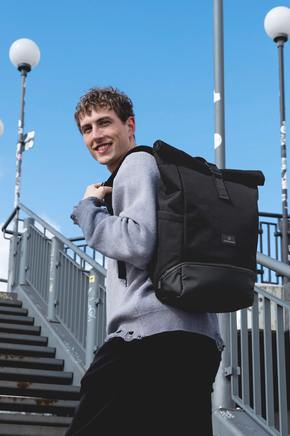 Johnny Urban Allen Medium Schwarz Rucksack4