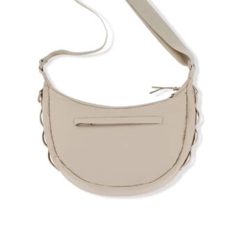 Kaia Half Moon Bag Beige1