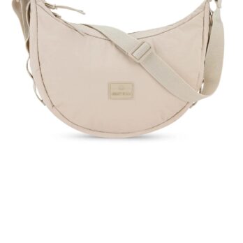 Kaia Half Moon Bag Beige2