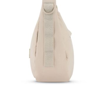 Kaia Half Moon Bag Beige4