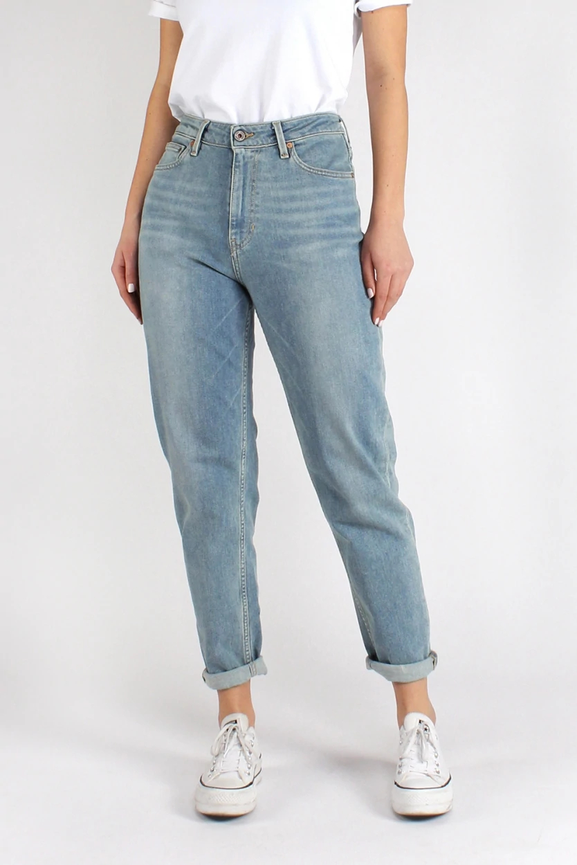 Kuyichi Jeans Nora Mom Fit faded blue