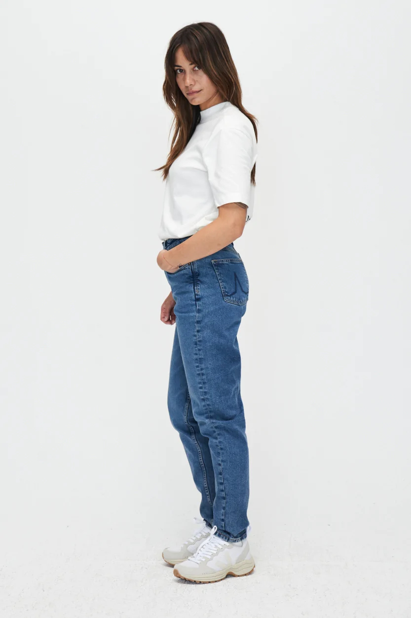 Kuyichi Nora Worn Indigo Jeans 1