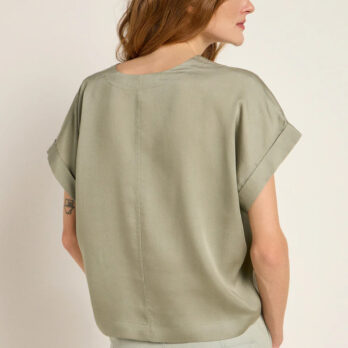 Lanius Blusenshirt Tencel Aqua Grey 1