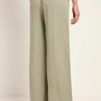 Lanius Hose Mit Weitem Bein Aqua Grey 4