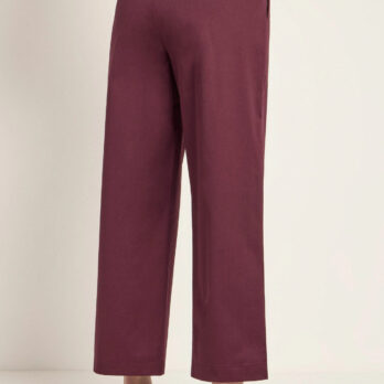 Lanius Hose Mit Weitem Bein Dark Berry 2
