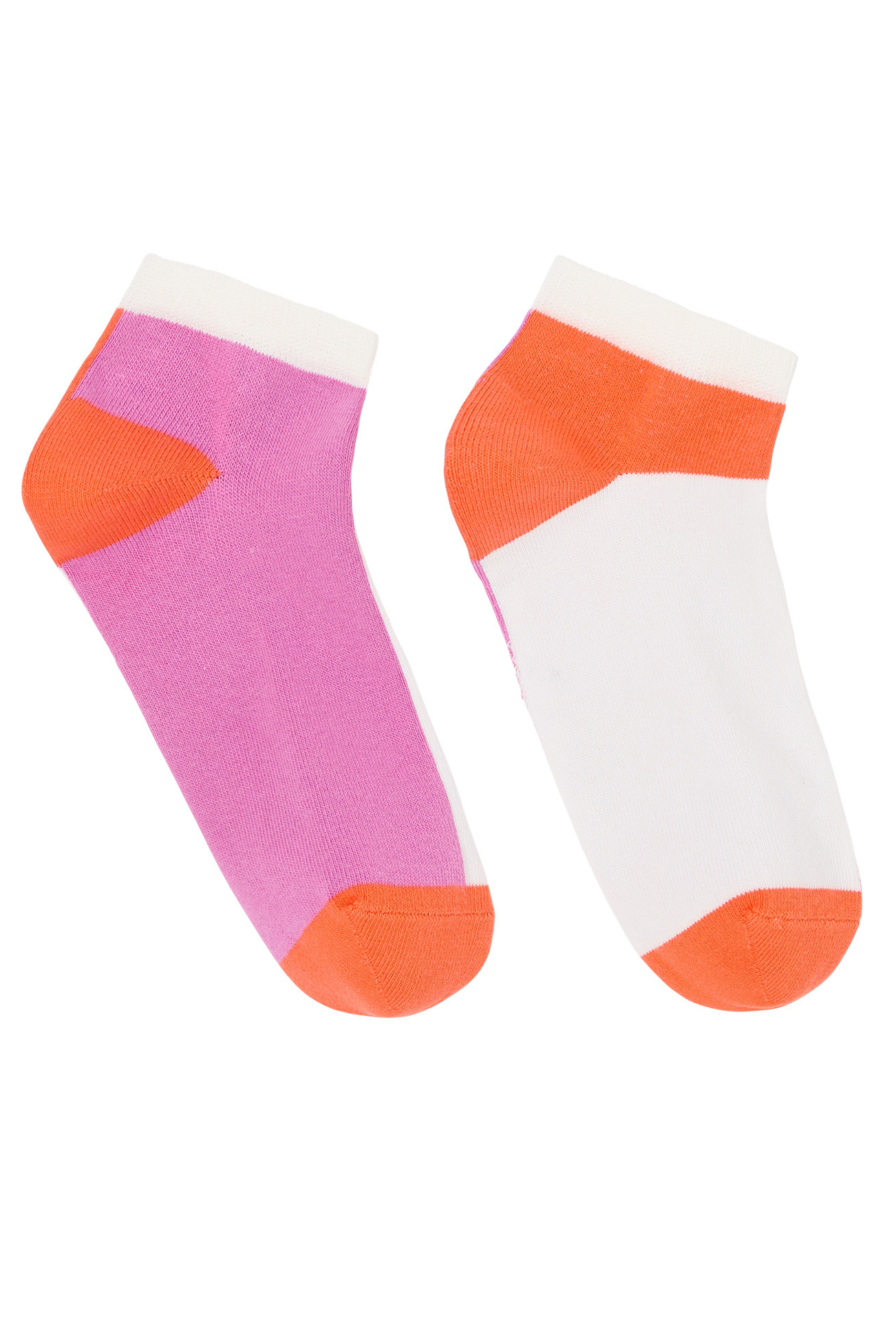 Lanius Sneaker Socken Coral Pink