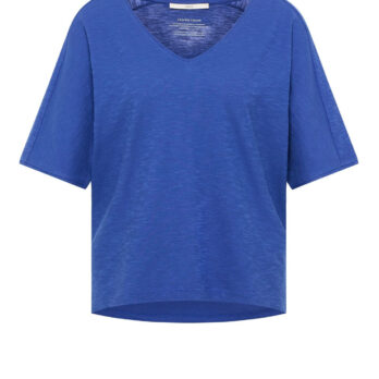 Lanius T Shirt V Ausschnitt Electric Blue 5
