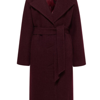 Lanius Walkmantel Mit Revers Bordeaux 6