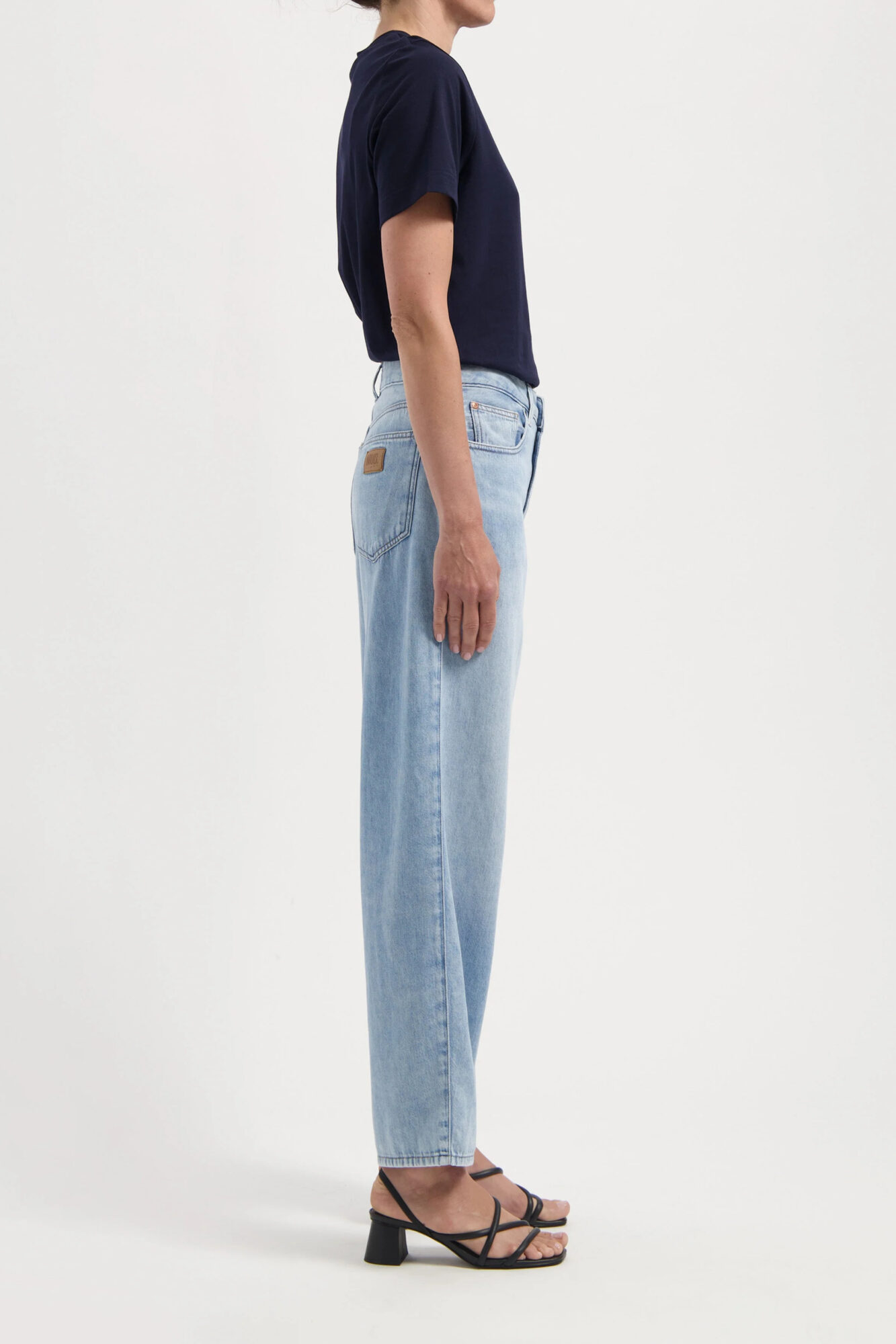 Mud Jeans Brook High Barrel Flow Stone Vintage4