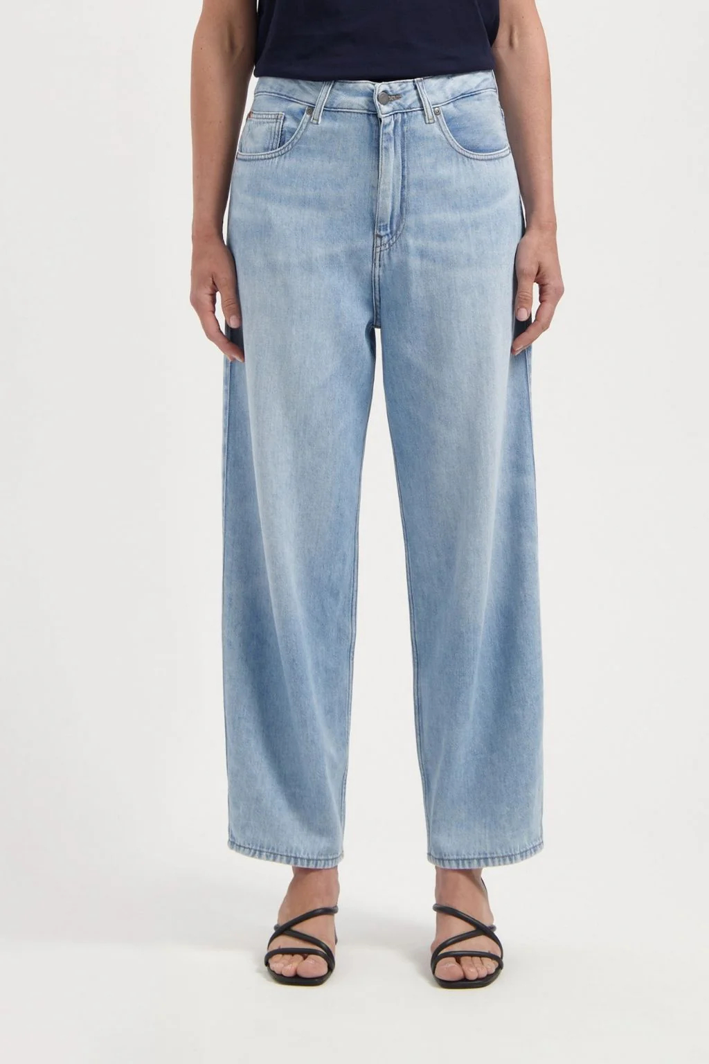Mud Jeans Brook High Barrel Flow Stone Vintage6