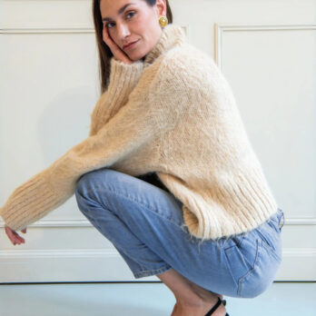 Mud Jeans Mams High Tapered Old Stone2