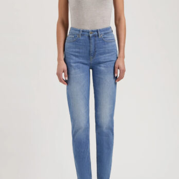 Mud Jeans Mams High Tapered Old Stone6
