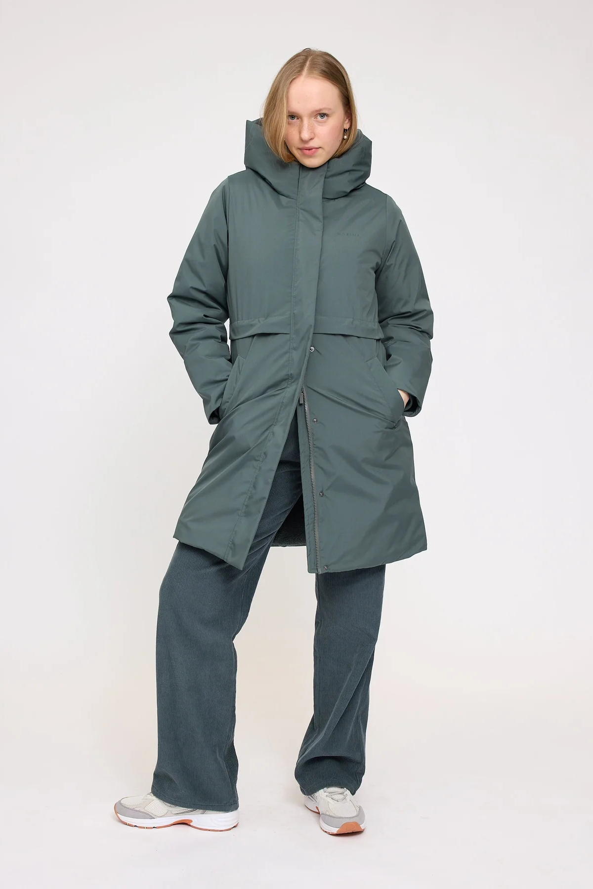 Mazine Basic Padded Parka Bottle Green 1