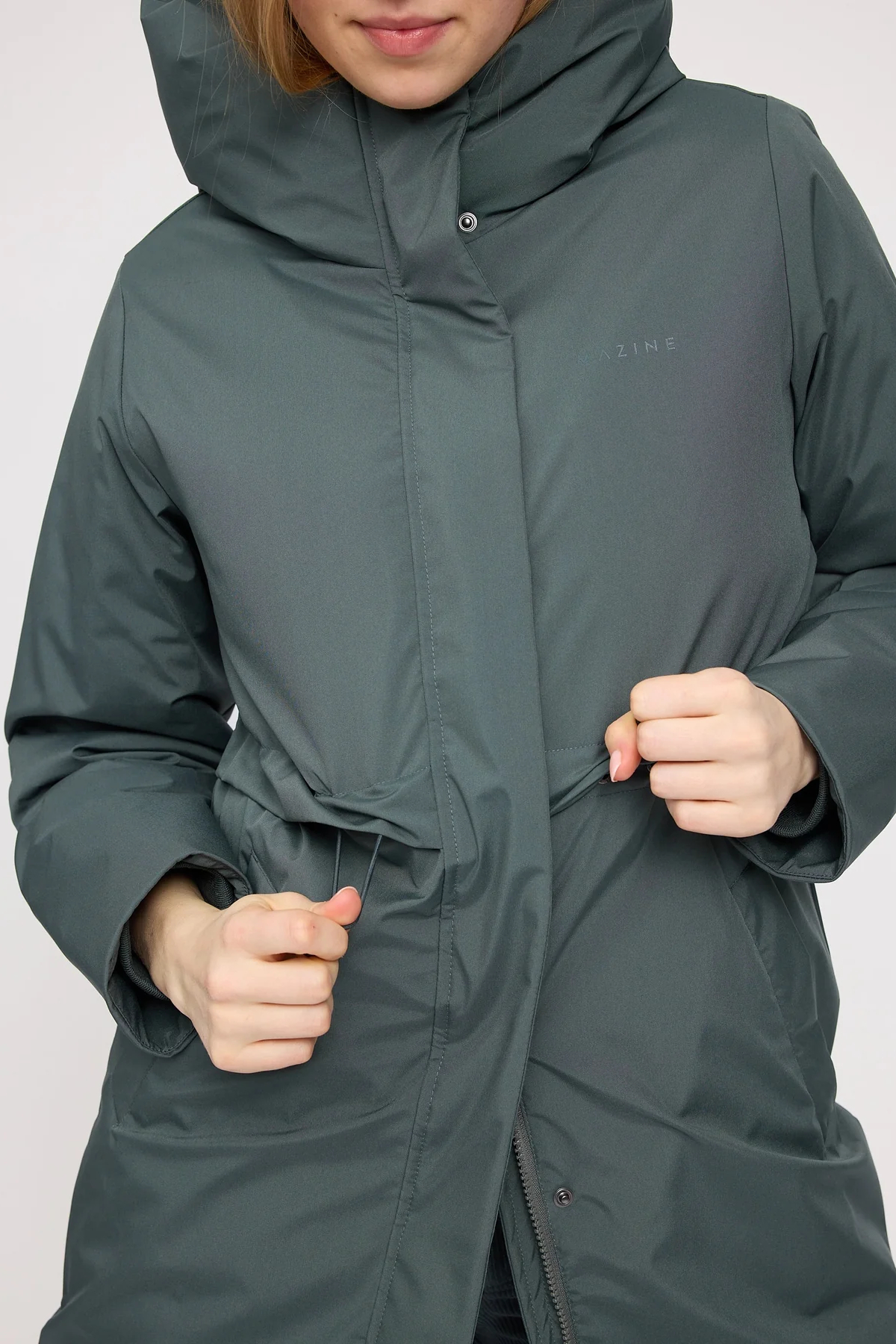 Mazine Basic Padded Parka Bottle Green 3