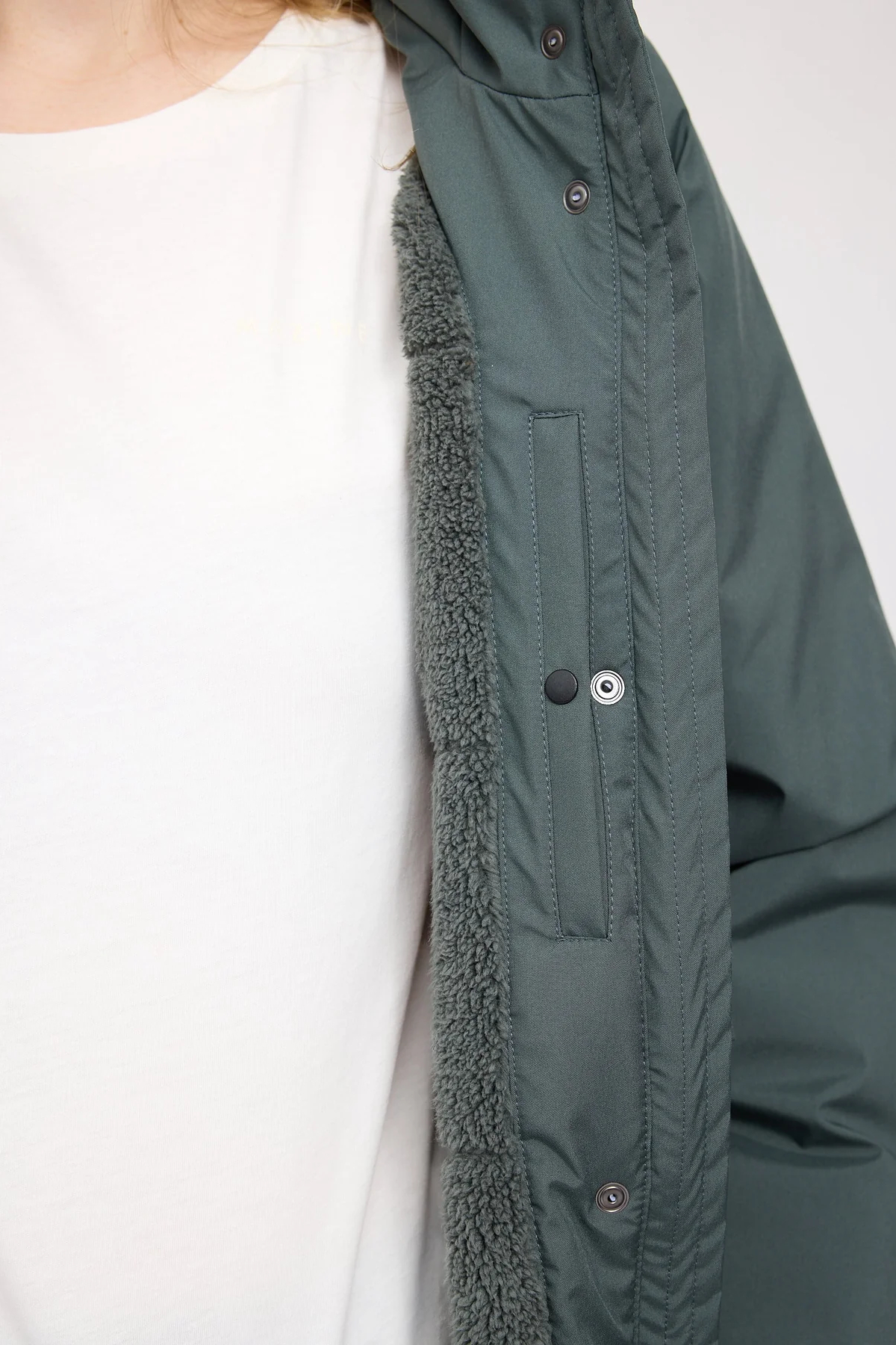 Mazine Basic Padded Parka Bottle Green 4