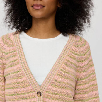 Mazine Cardigan Multicolor Soft Pinkmulticolor 02