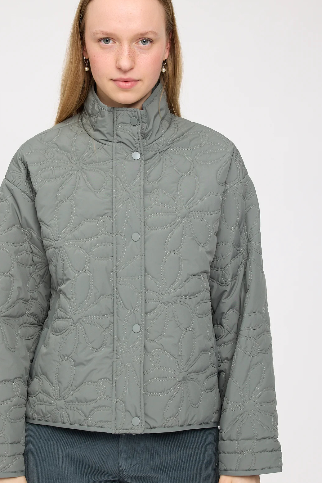 Mazine Floral Quilt Light Padded Jacket 2