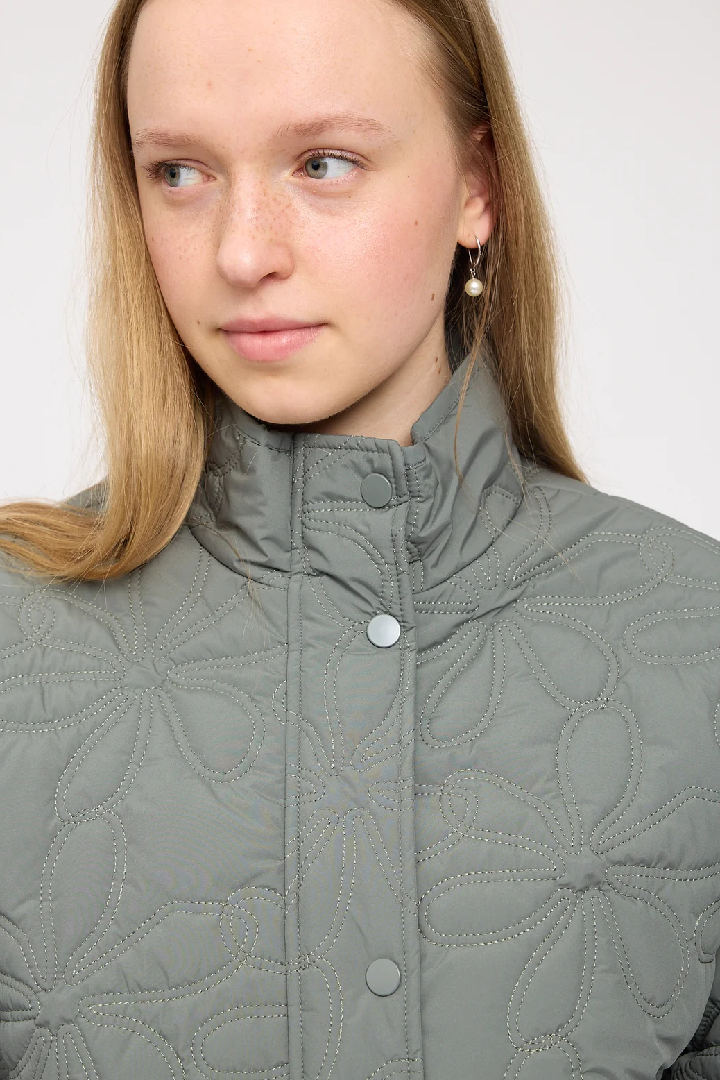 Mazine Floral Quilt Light Padded Jacket 4