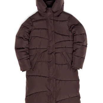 Mazine Waves Quilt Puffer Coat Eggplant 5