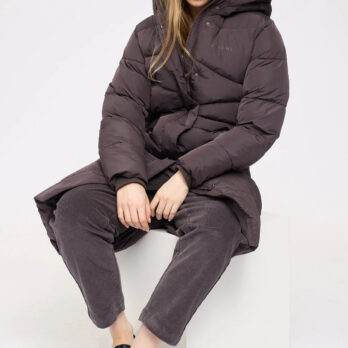 Mazine Waves Quilt Puffer Coat Eggplant 6