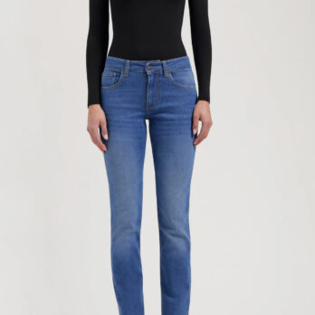 Mud Jeans Logan High Slim Fresh Fade 2