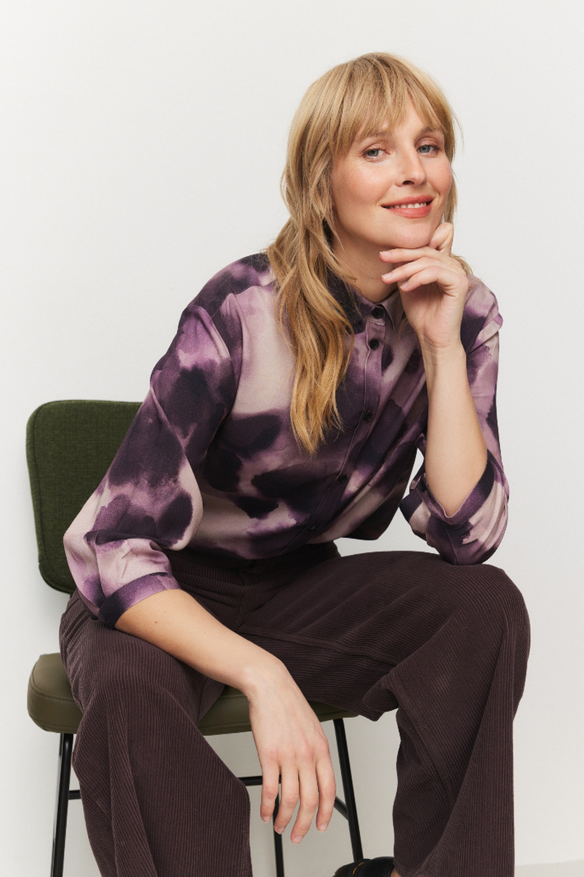 Recolution Bluse Cypress Waterdrop Dark Grape (1)