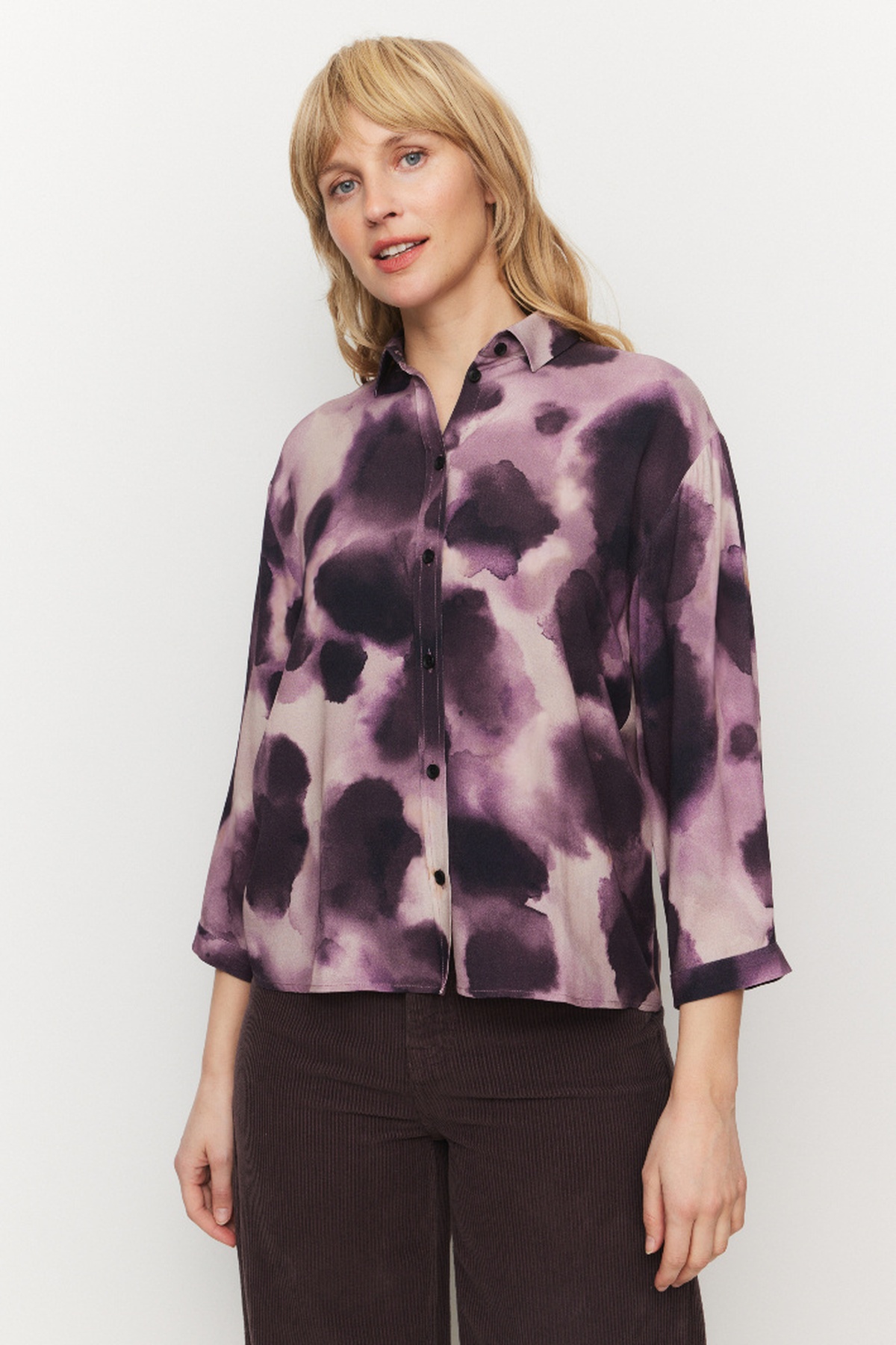 Recolution Bluse Cypress Waterdrop Dark Grape (4)