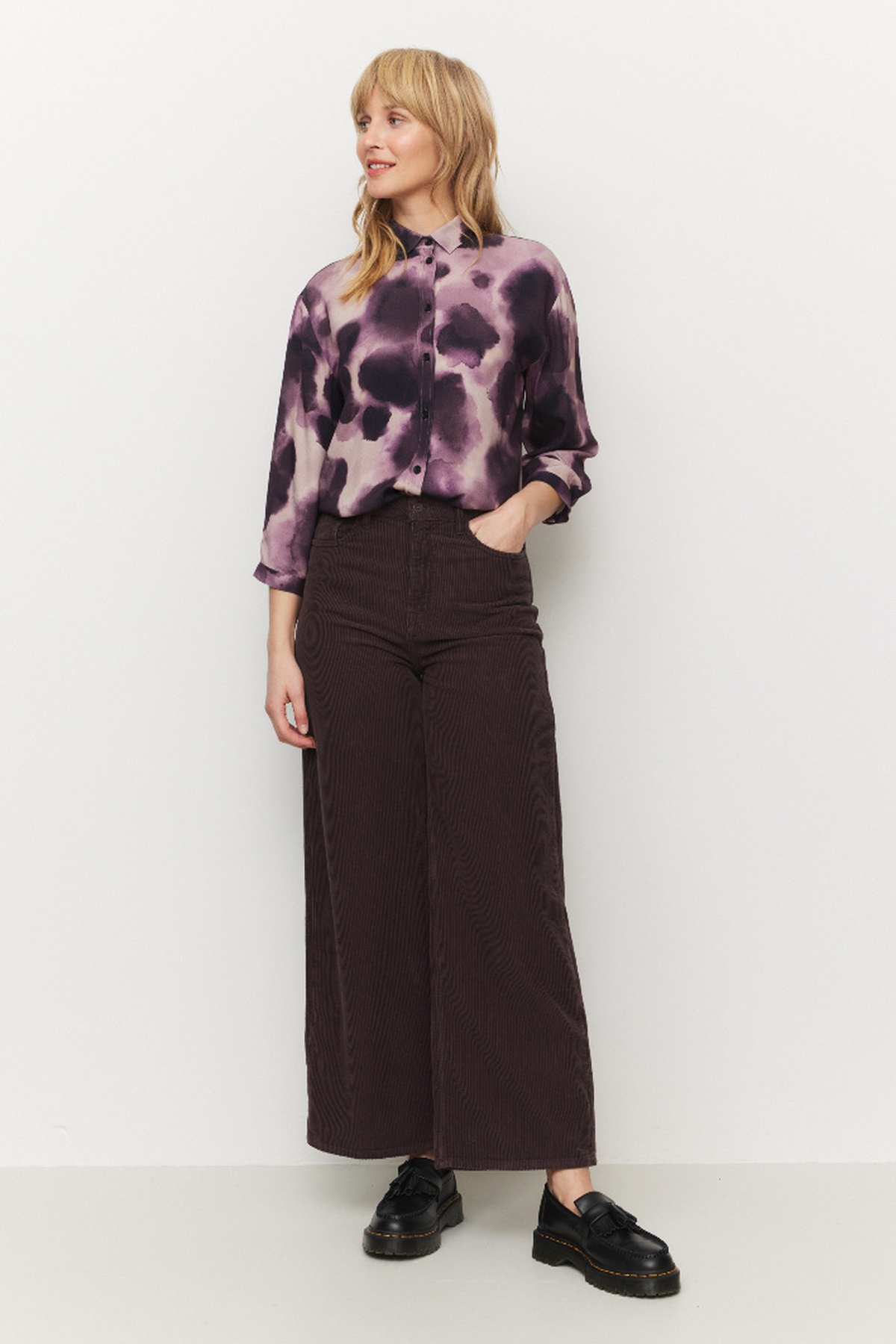 Recolution Bluse Cypress Waterdrop Dark Grape (5)