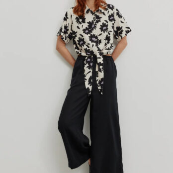 Recolution Bluse Ocra Bloom Linen White