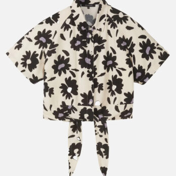 Recolution Bluse Ocra Bloom Linen White1
