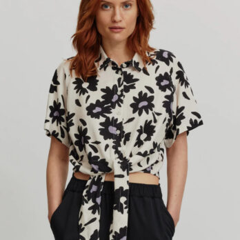 Recolution Bluse Ocra Bloom Linen White6