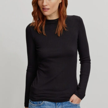 Recolution Longsleeve Stella Rib Schwarz 4