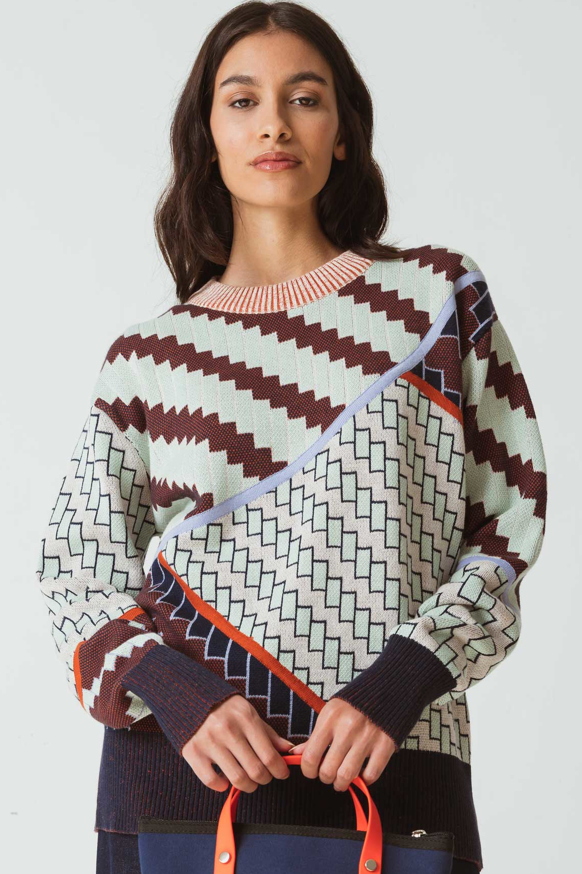 Skfk Strickpullover Hua Sweater Multicolour