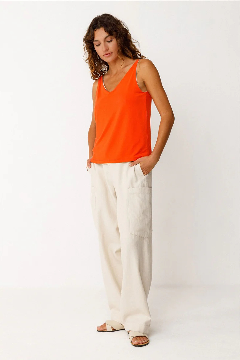 Skfk Top Zum Wenden Ikerne Orange Sand