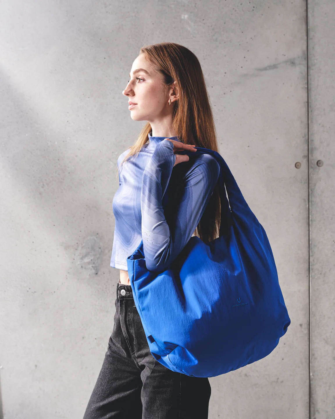 Shopper Bag Handtasche Royalblau John01523