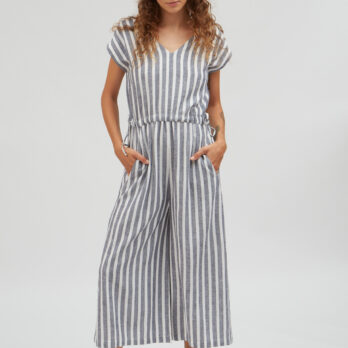 Suite13lab Jumpsuit Num Blue Stripes