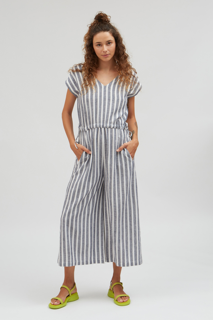 Suite13lab Jumpsuit Num Blue Stripes