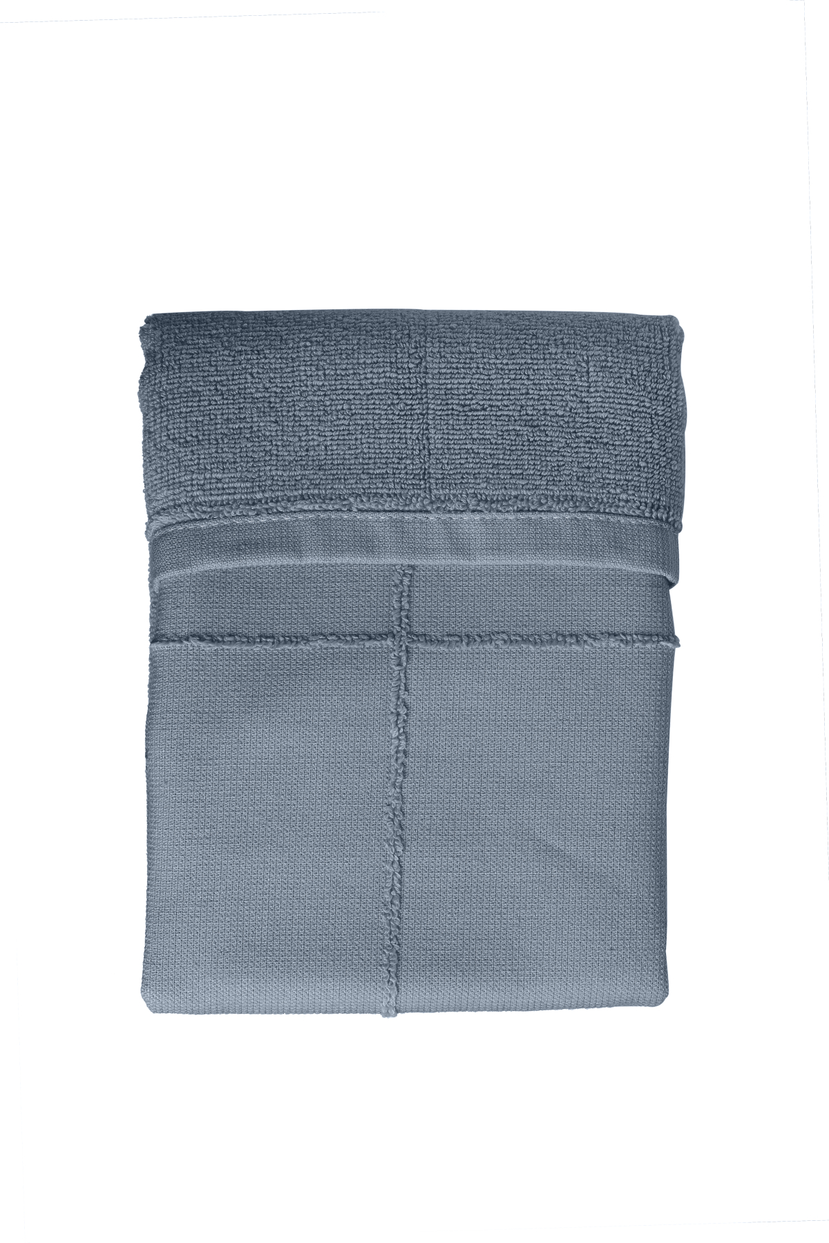 The Organic Company Calm Hand Towel Grey Blue 1