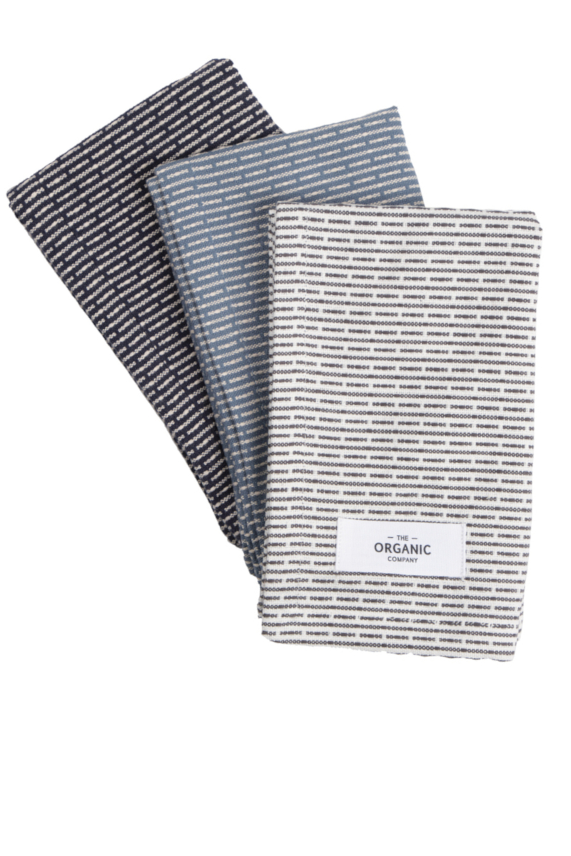 The Organic Company Kitchen Cloth Ocean 3pack 1