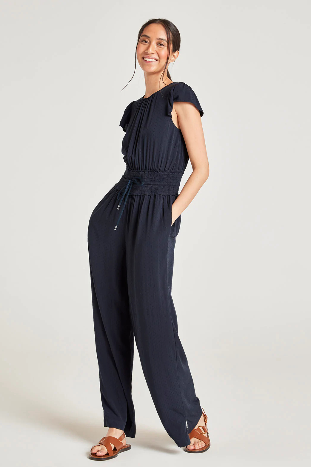 Thought Jumpsuit Loe Navy2